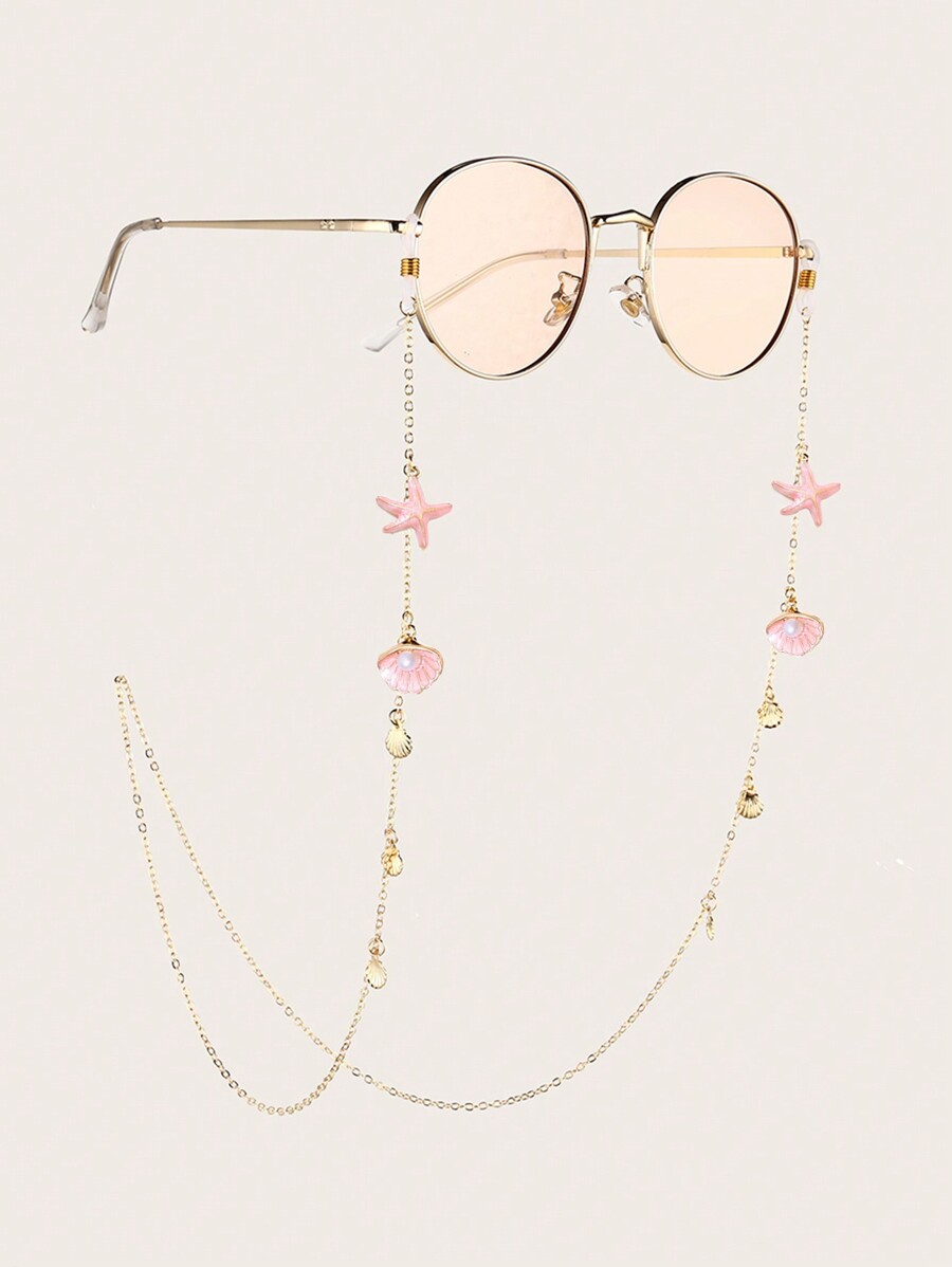 Women'S Fashion Essentials - Chaîne de lunettes décorée d'étoiles de
