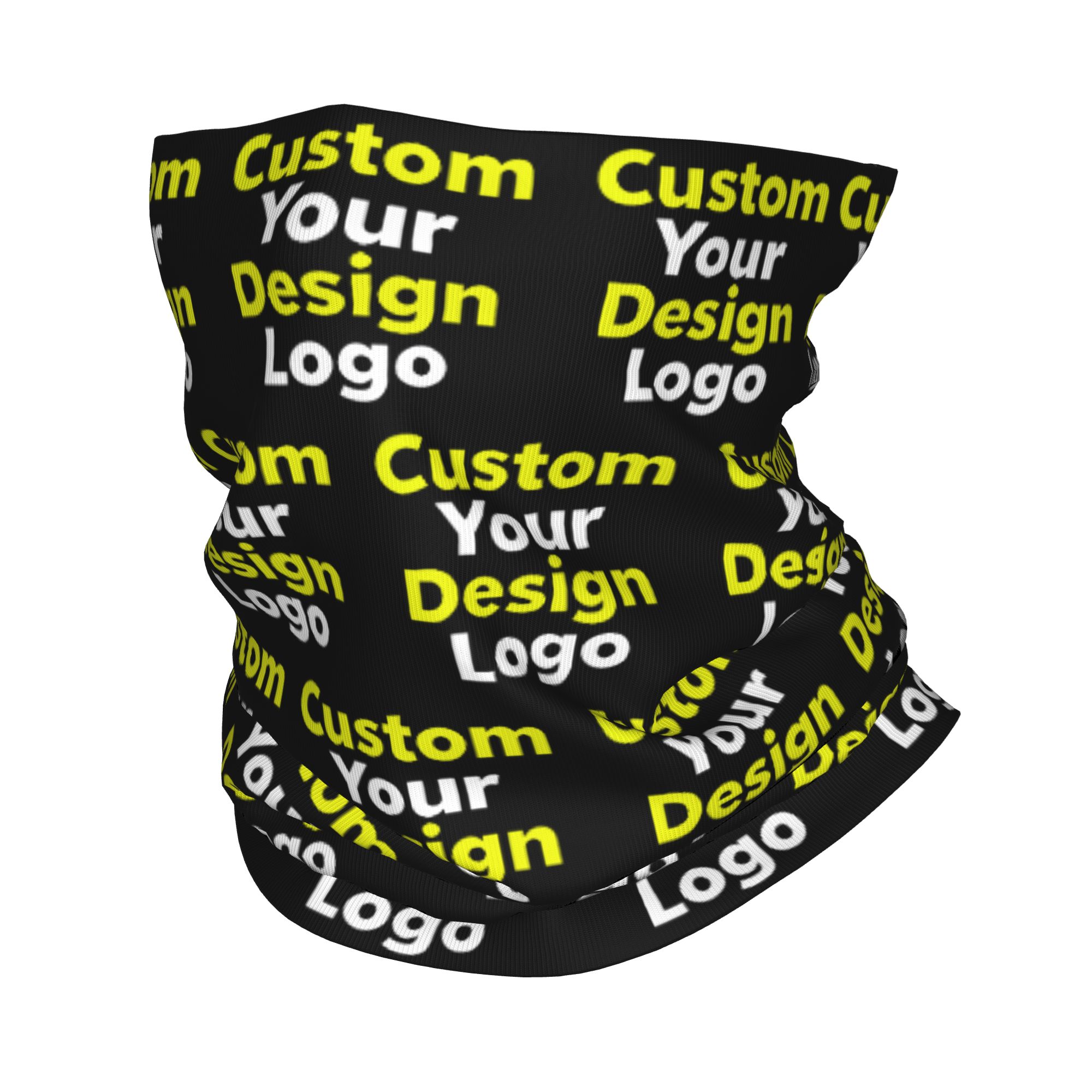 Women Fashion Logo Design - Cache-cou bandana personnalisé avec logo et