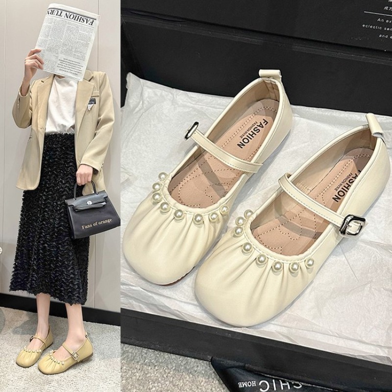 Women'S Fashion Loafers - Chaussures plates Mary Jane confortables en