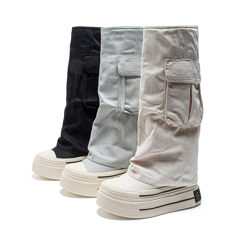 Women'S Fashion Trousers - 12cm Denim Cnvas 2025 automne hiver