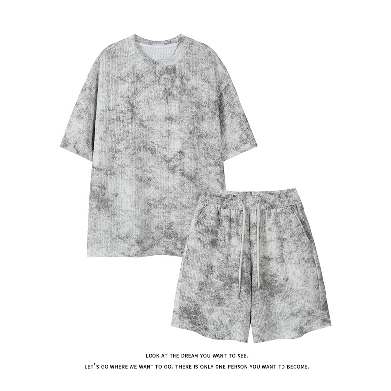 Tie Dye Two Piece - Ensemble d'été pour hommes de style