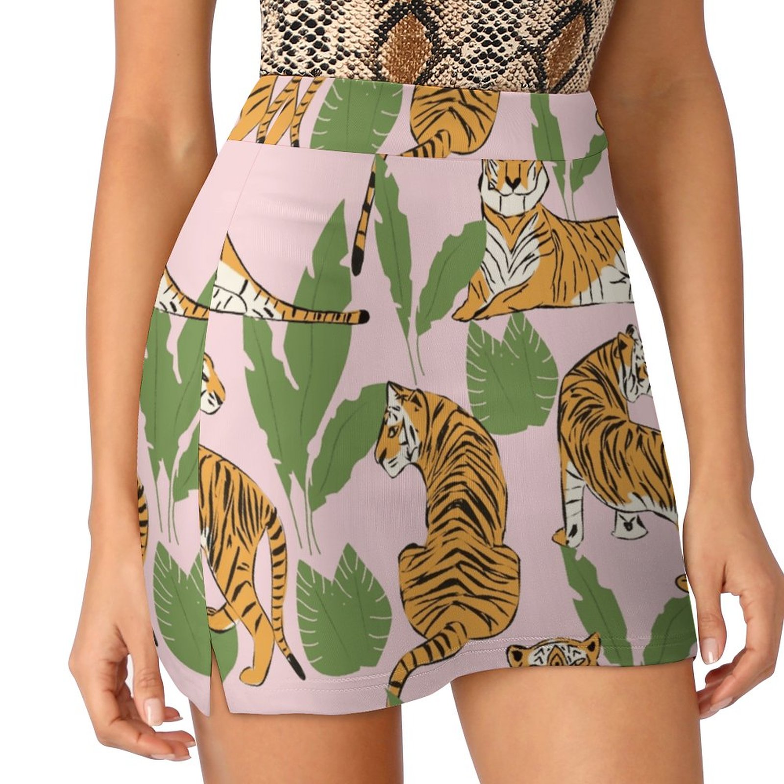 Women Fashion Vector - Jupes Courtes Esthétiques à Motif de