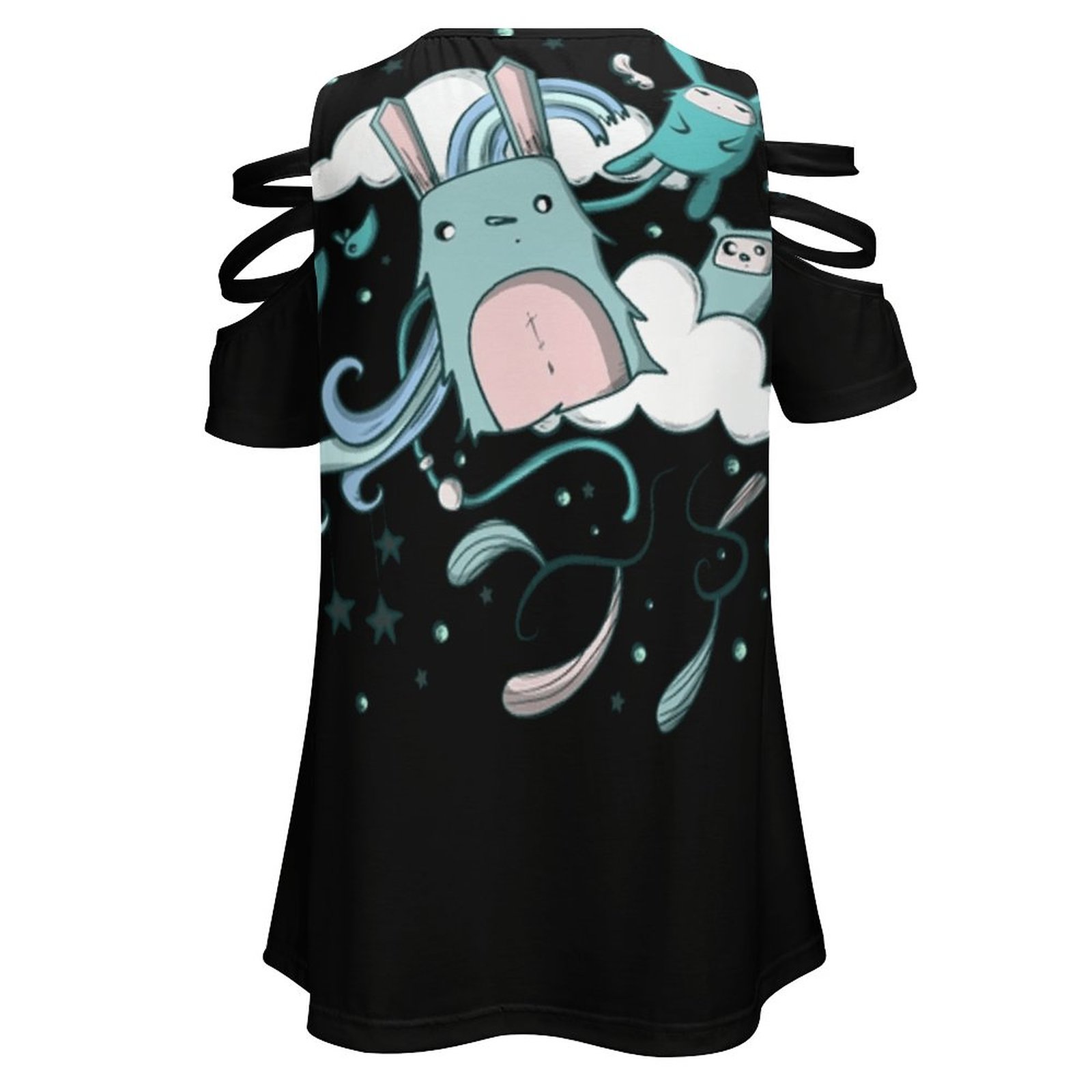 T-shirt imprimé avec fermeture - Women Fashion Vector avis et prix