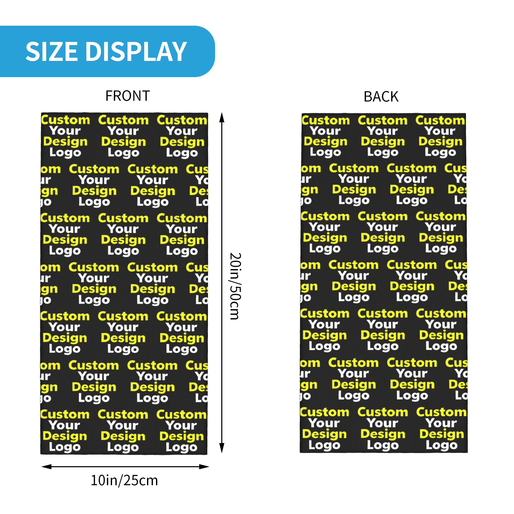 Cache-cou bandana personnalisé - Women Fashion Logo Design avis et prix