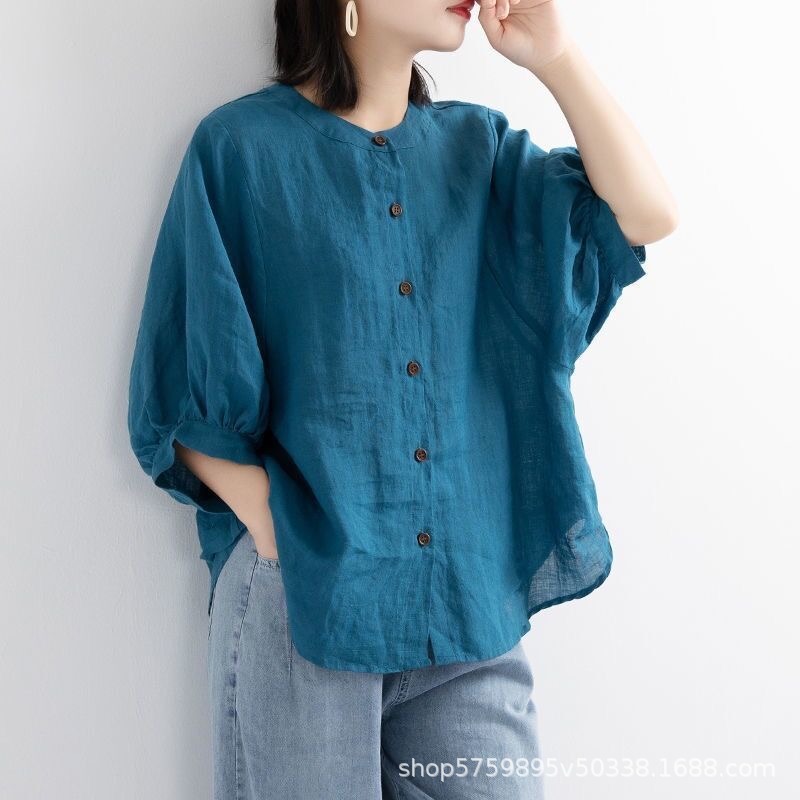 Chemise ample en coton et lin  - Women'S Fashion Essentials avis et prix