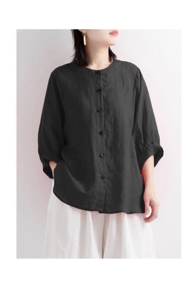 Chemise ample en coton et lin  - Women'S Fashion Essentials avis et prix
