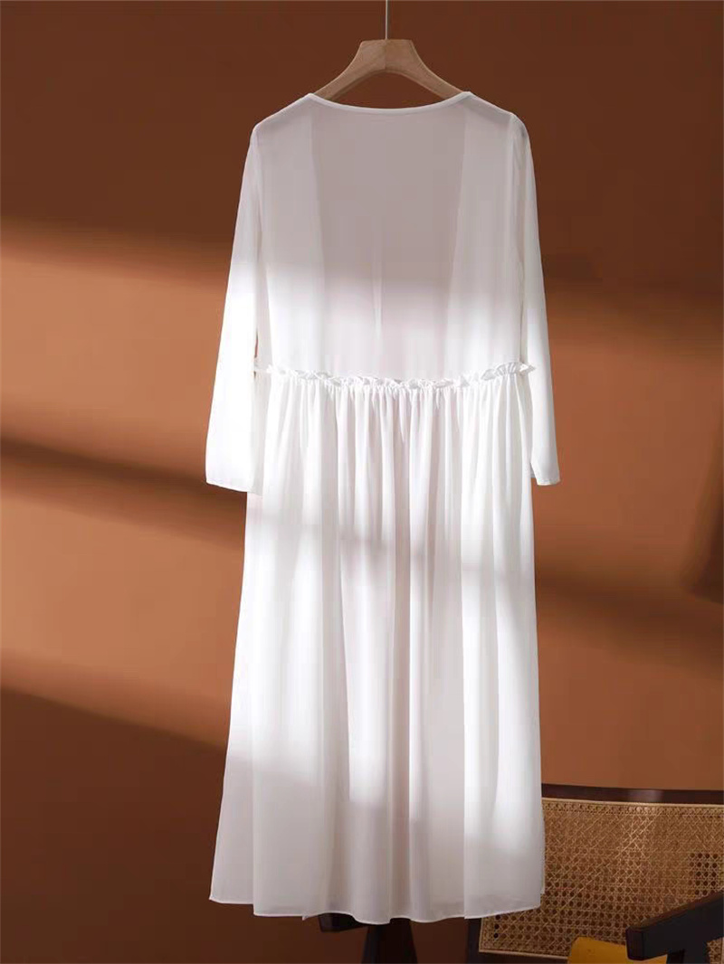 Kimono long en mousseline pour - Women Fashion Blouse avis et prix