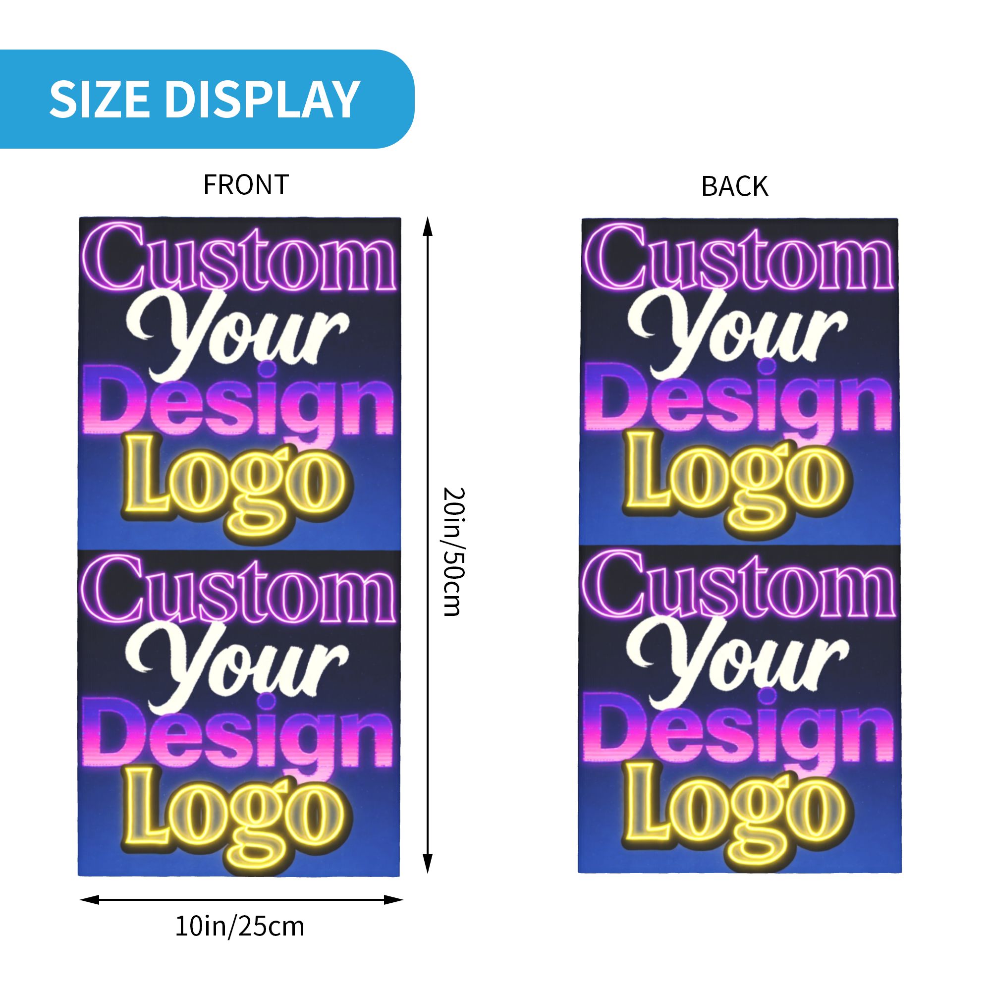 Cache-cou Bandana Personnalisé - Women Fashion Logo Design avis et prix