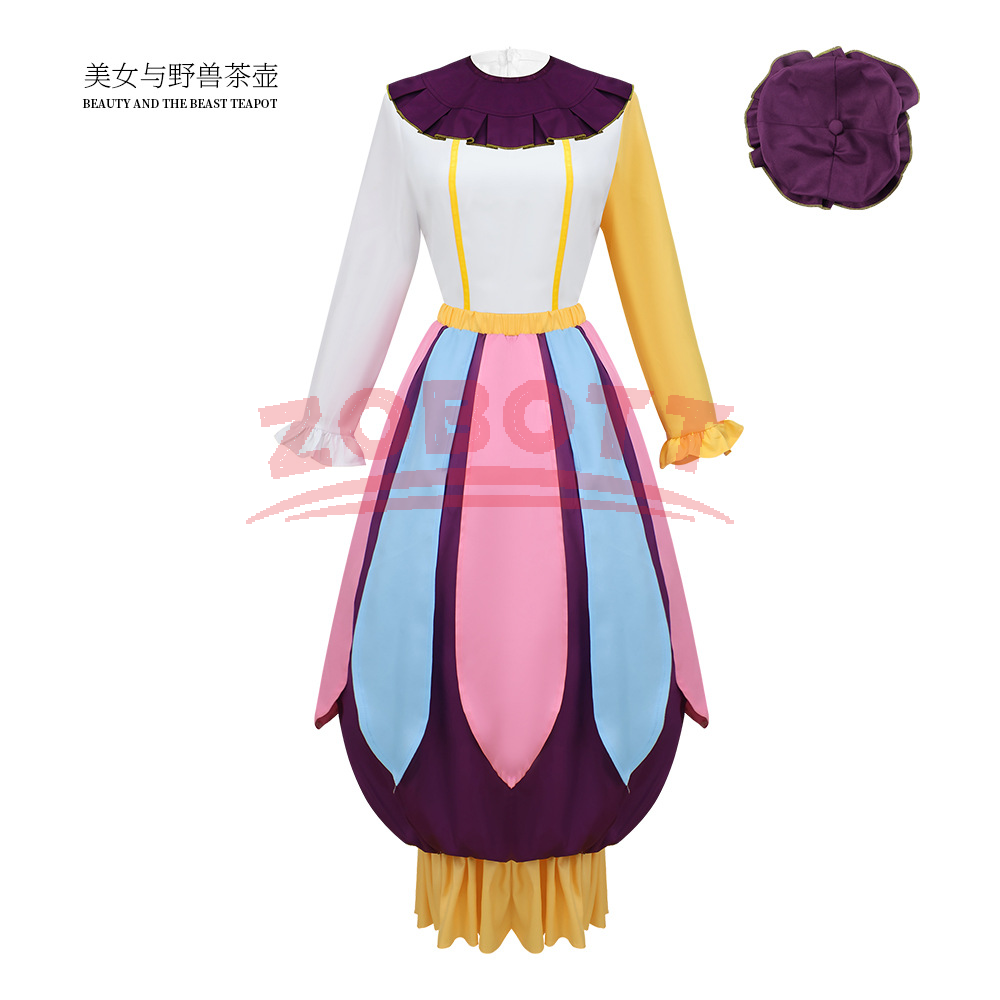 Costume de cosplay Mrs Potts,  - Women Fashion Hats avis et prix