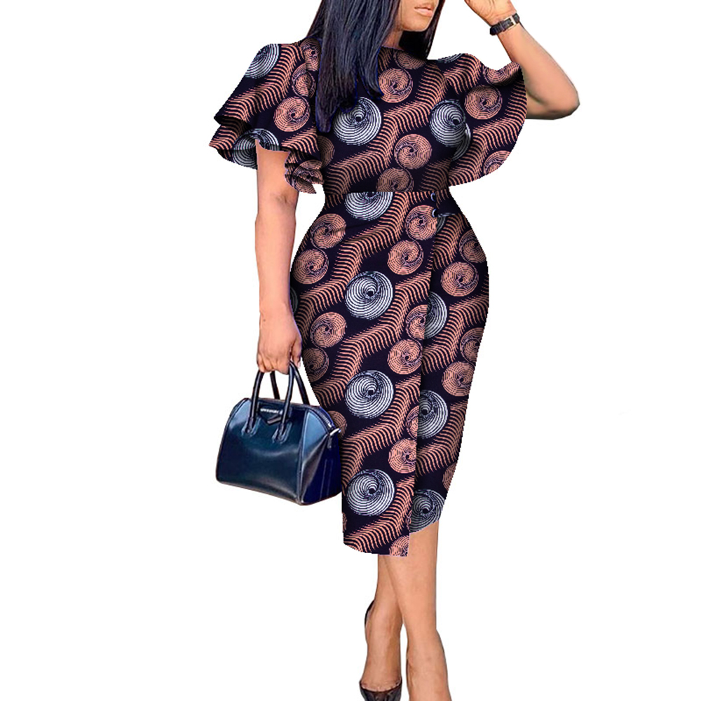 Imprimé de cire africaine femm - Printed Wrap Skirt avis et prix