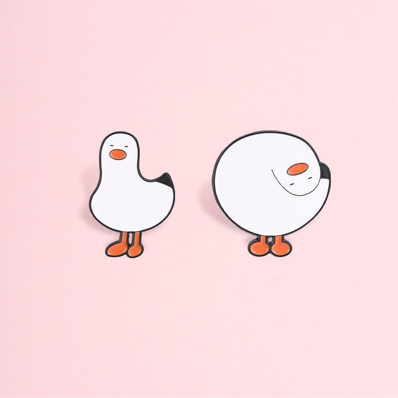 Broche Oie Blanche de Dessin A - Women Fashion Pose avis et prix