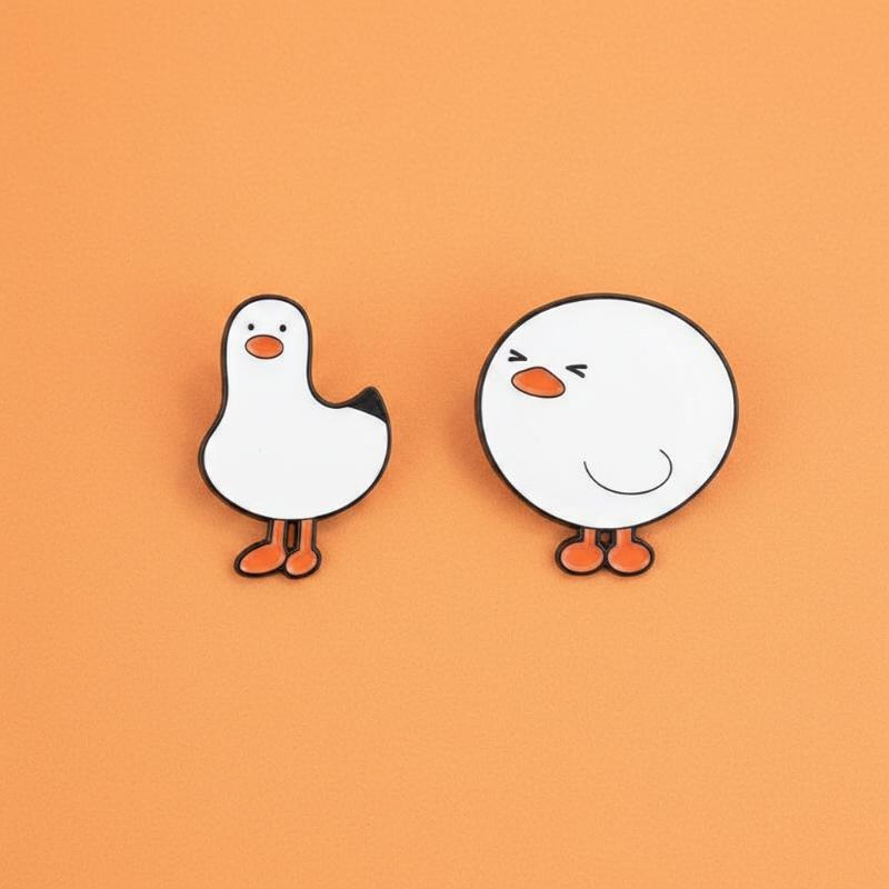 Broche Oie Blanche de Dessin A - Women Fashion Pose avis et prix