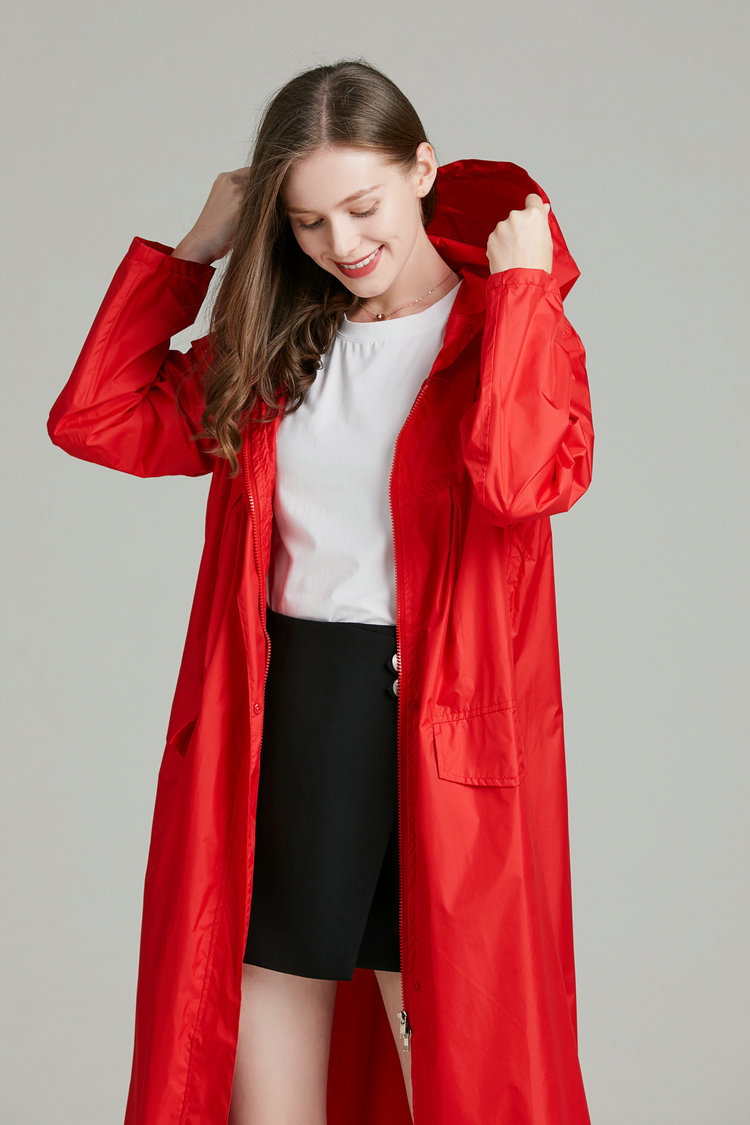 Manteau de pluie long respiran - Women'S Fashion Rain Jacket avis et prix