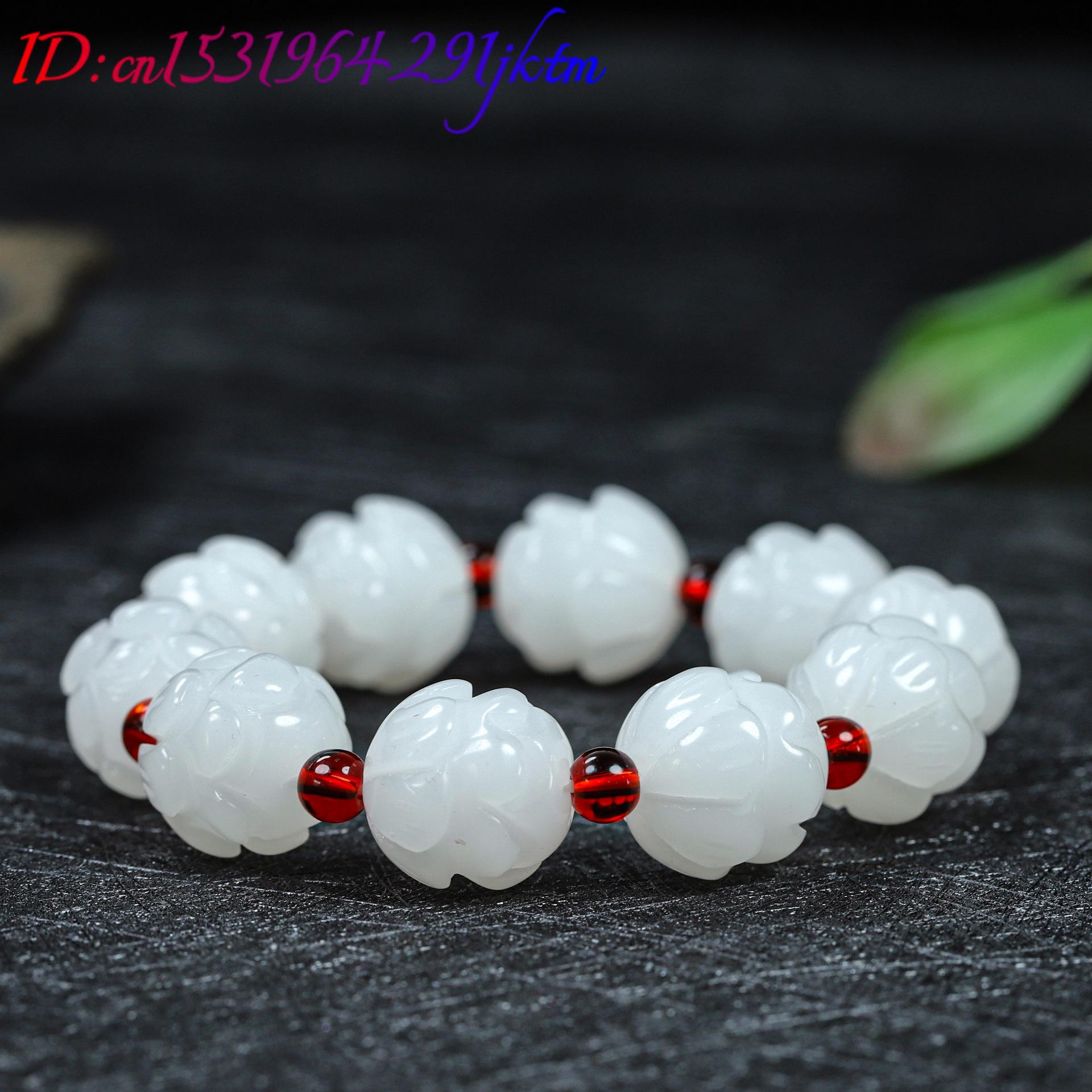 Bracelet en Jade véritable bla - Women Fashion Designer avis et prix