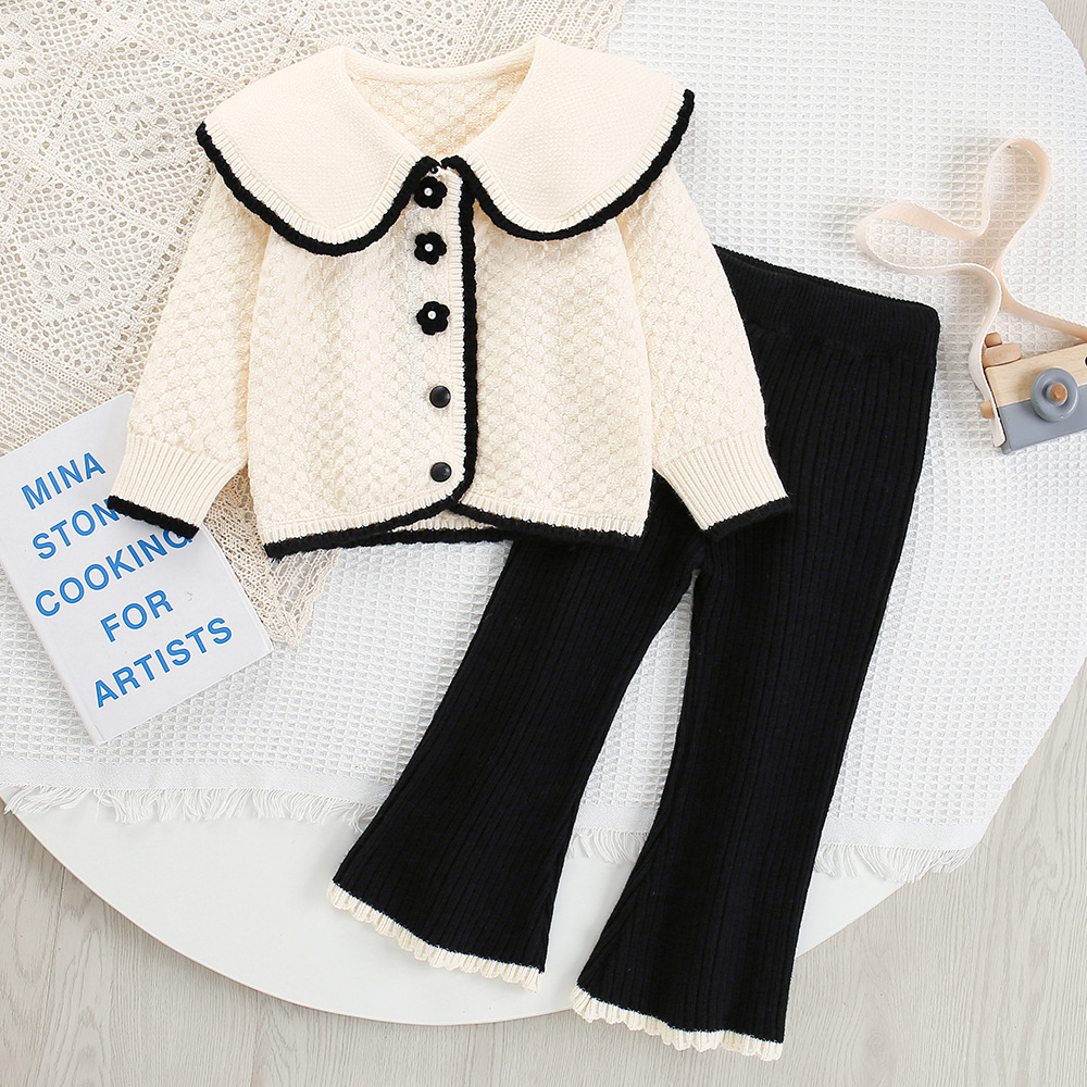 Printemps enfants filles pull  - Ribbed Knit Sweater avis et prix