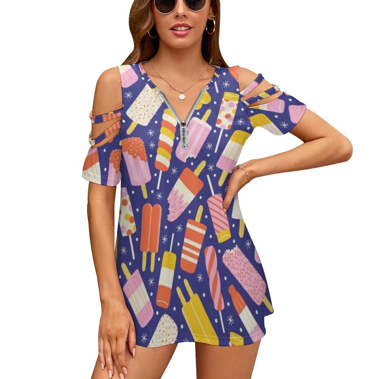 Popsfurniture-Chemise à manche - Women Fashion Vector avis et prix