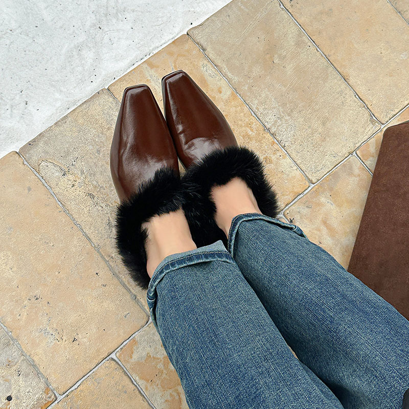 Hiver peluche concepteur chaud - Women'S Fashion Loafers avis et prix