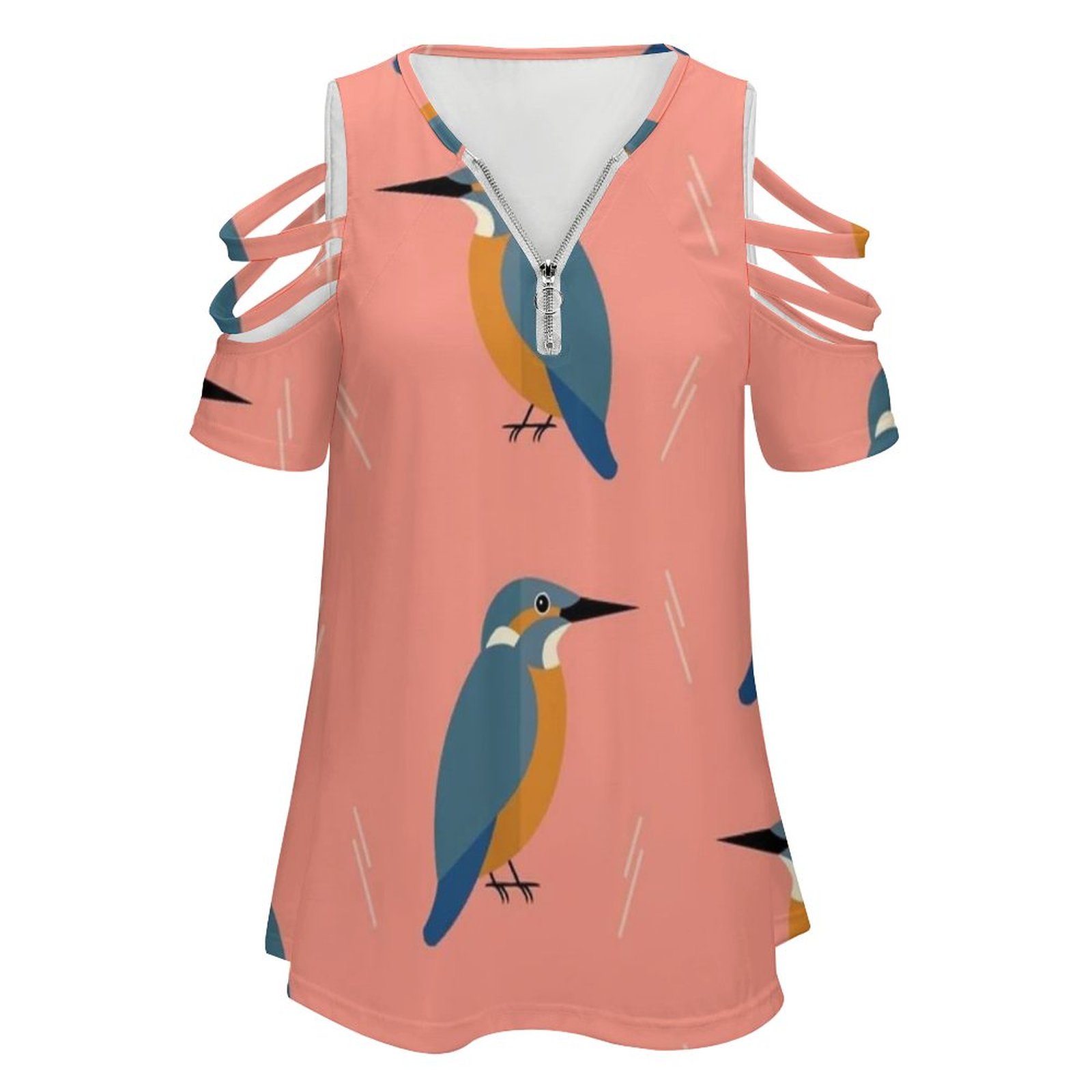 Kingfishers Everywhere-Chemise - Women Fashion Vector avis et prix