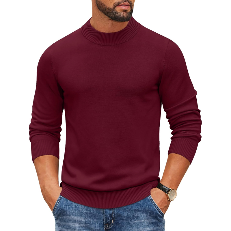 Pull-over en maille côtelée à  - Ribbed Knit Sweater avis et prix