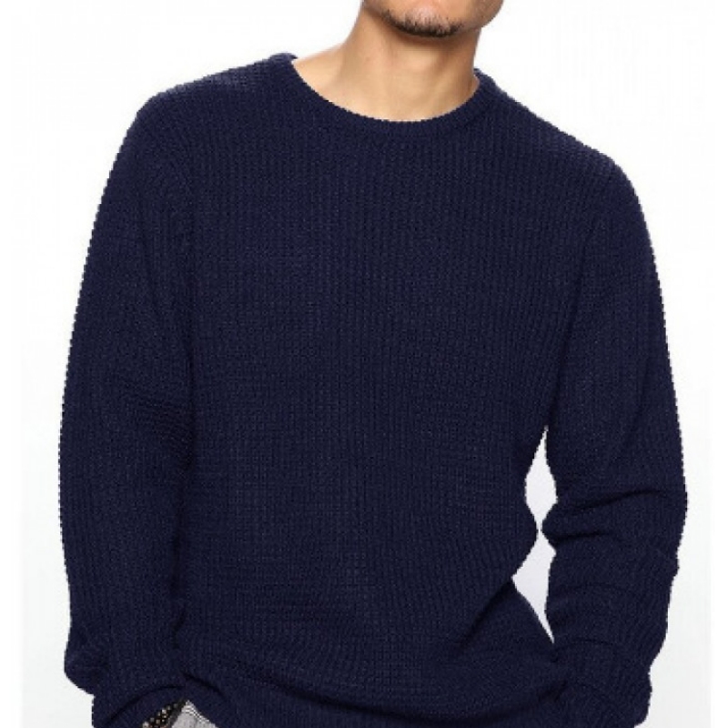 2026 hommes pull tricoté print - Ribbed Knit Sweater avis et prix