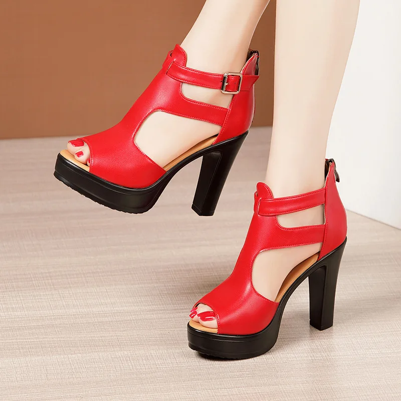 Sandales à plateforme en cuir  - Women Fashion Model avis et prix