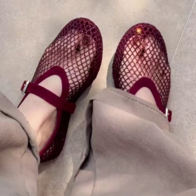 Sandales Baotou ajourées en st - Women'S Fashion Loafers avis et prix