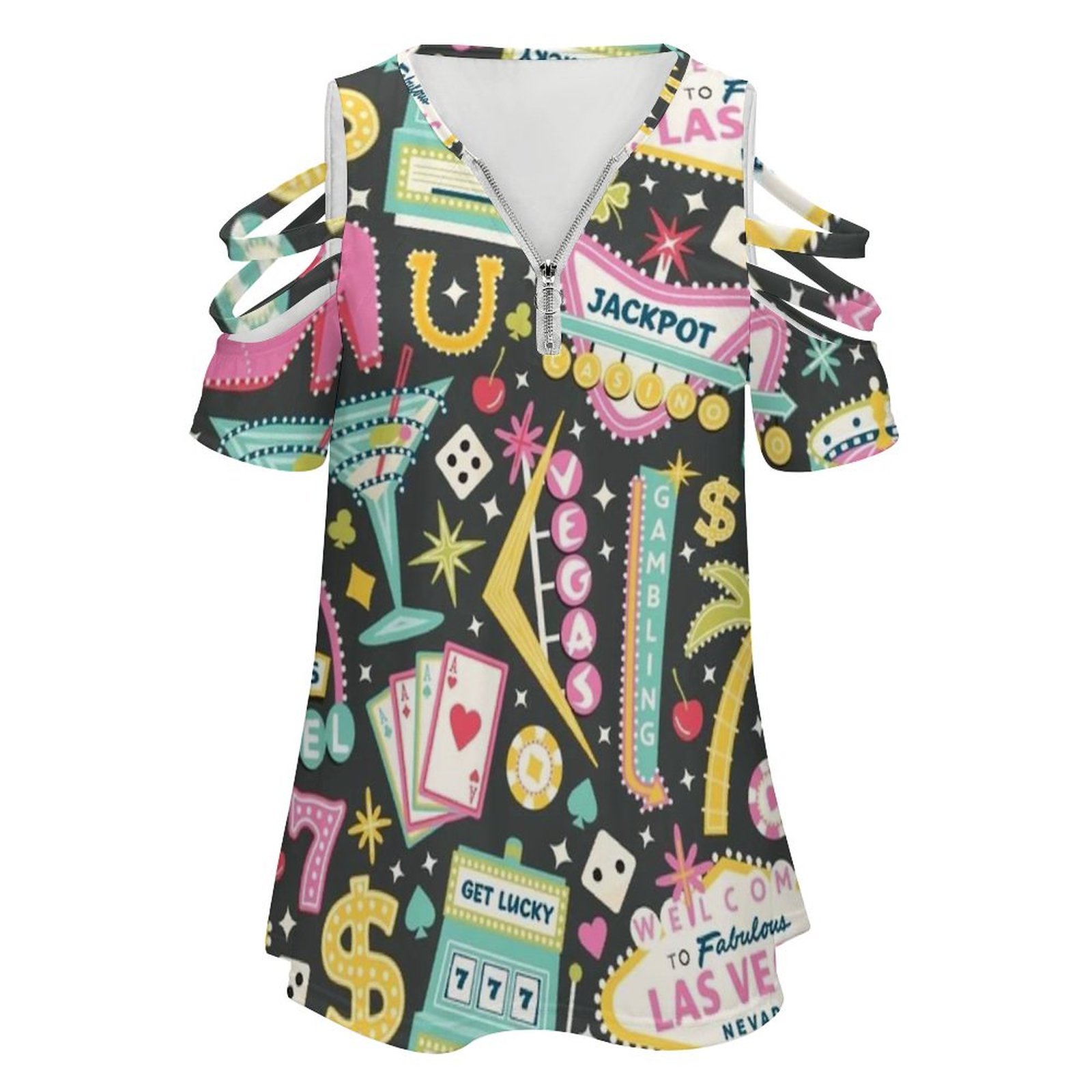 Viva Las Vegas-T-shirt à impri - Women Fashion Vector avis et prix