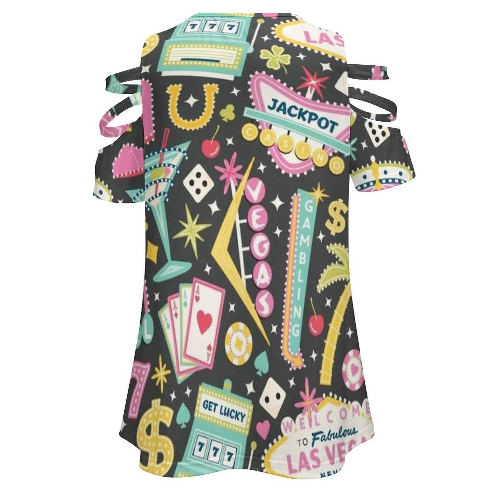 Viva Las Vegas-T-shirt à impri - Women Fashion Vector avis et prix