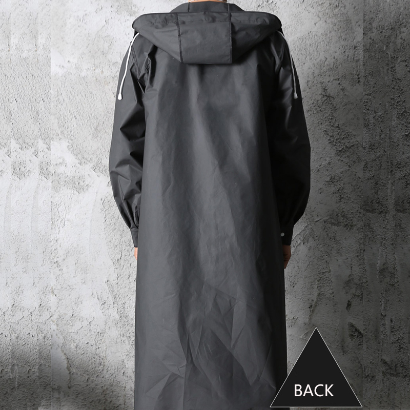 Noir mode adulte imperméable L - Women'S Fashion Rain Jacket avis et prix