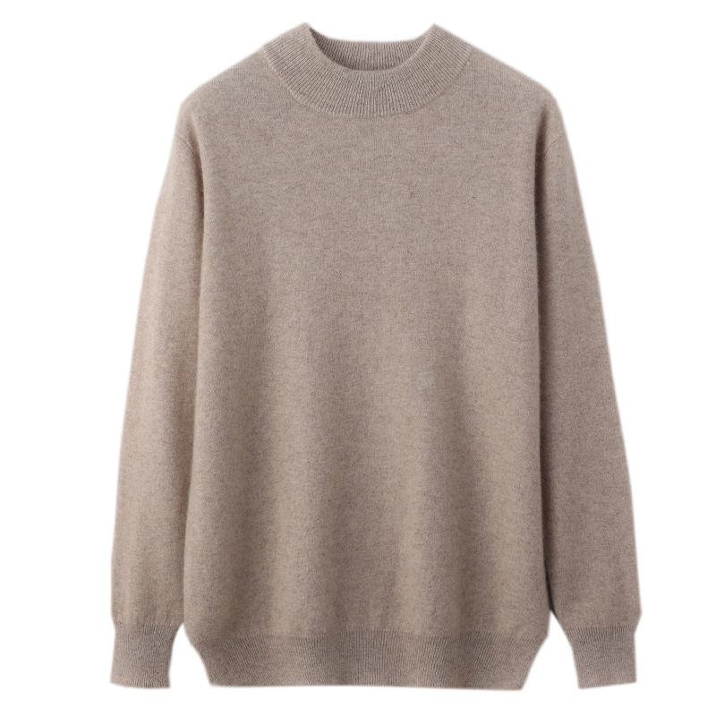 Pull à col Semi-haut pour homm - Ribbed Knit Sweater avis et prix